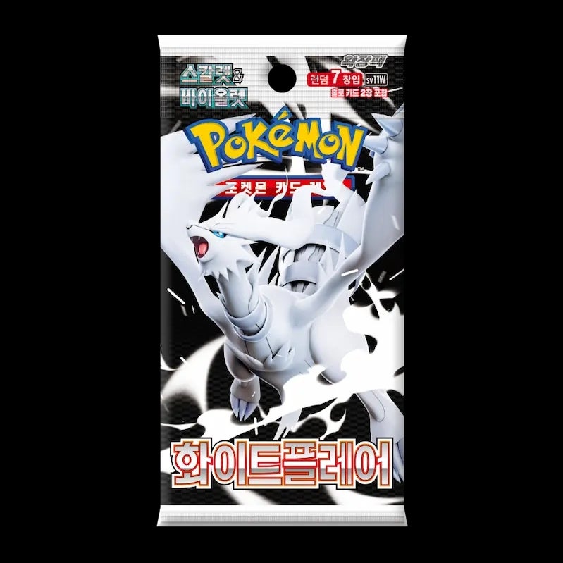 white flare korean booster box Pokmon TCG SV11W   PokeUnlimited Reunite with the Pokmon of Unova and rise to the top as a Trainer in a land of unity and legends Korean White Flare Booster Box